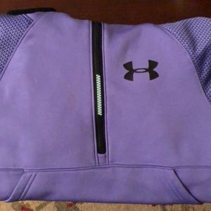 Girls Under Armour purple hoodie